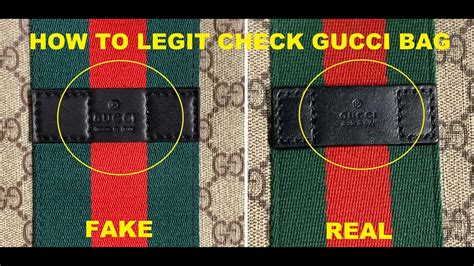 fake gucci real duffle bag|how to spot a Gucci bag.